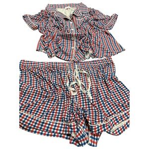 SUPER SOFT LADIES PINK LILY SHORTS & TOP PAJAMAS—NWOT